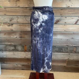 Adam Levine Tie Dye Style Midi Skirt Size S EUC